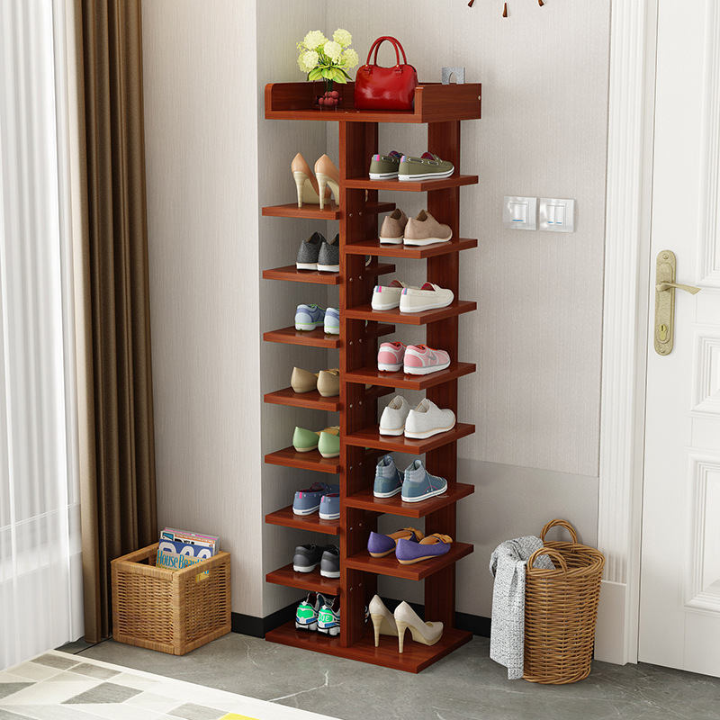 Shoe Rack Household Door 2024 New Corridor Entrance Door Multi-layer Household Shoes Vertical Simple Storage Rack