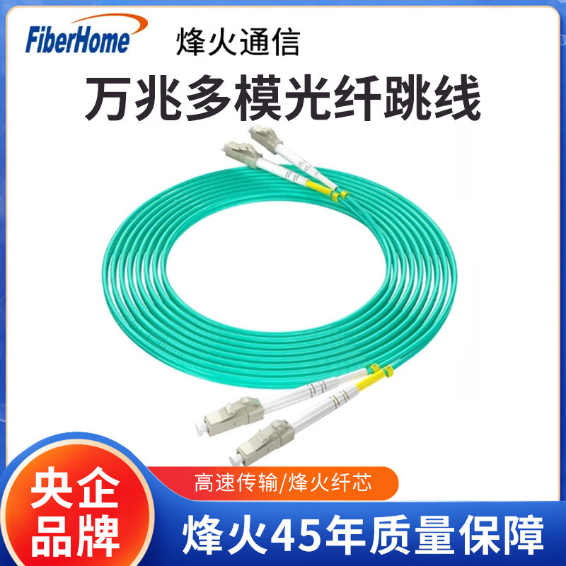 Fiber Optic Patch Cord Lc-Lc Carrier-Grade Multimode Dual-Core Om3 10g Multimode Fiber Optic Patch Cord