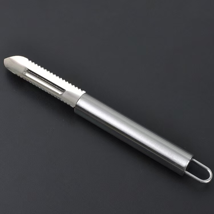 ステンレス鋼の皮むき器家庭用ストレート一言果物と野菜メロンの皮むきジャガイモの皮むきナイフキッチンガジェットチップ省力化|undefined