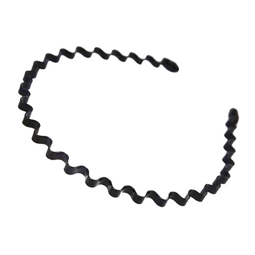 Fashionable metal black wave hair clip for men and women, wholesale hair accessories from 2-yuan shops