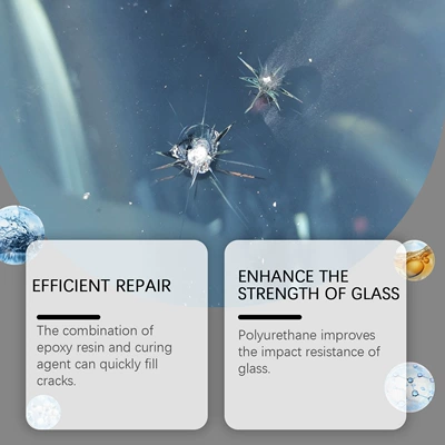 Auto glass repair liquid Glue Glass Nano Repair