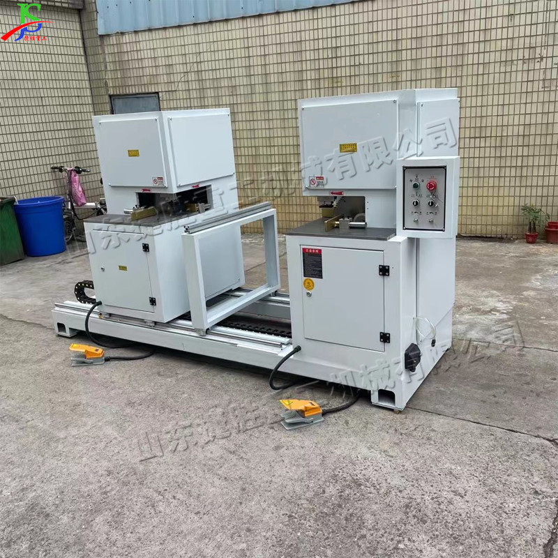 Muebles de carpintería americana máquina de molienda de ángulo máquina de corte de ángulo recto de doble extremo de placa