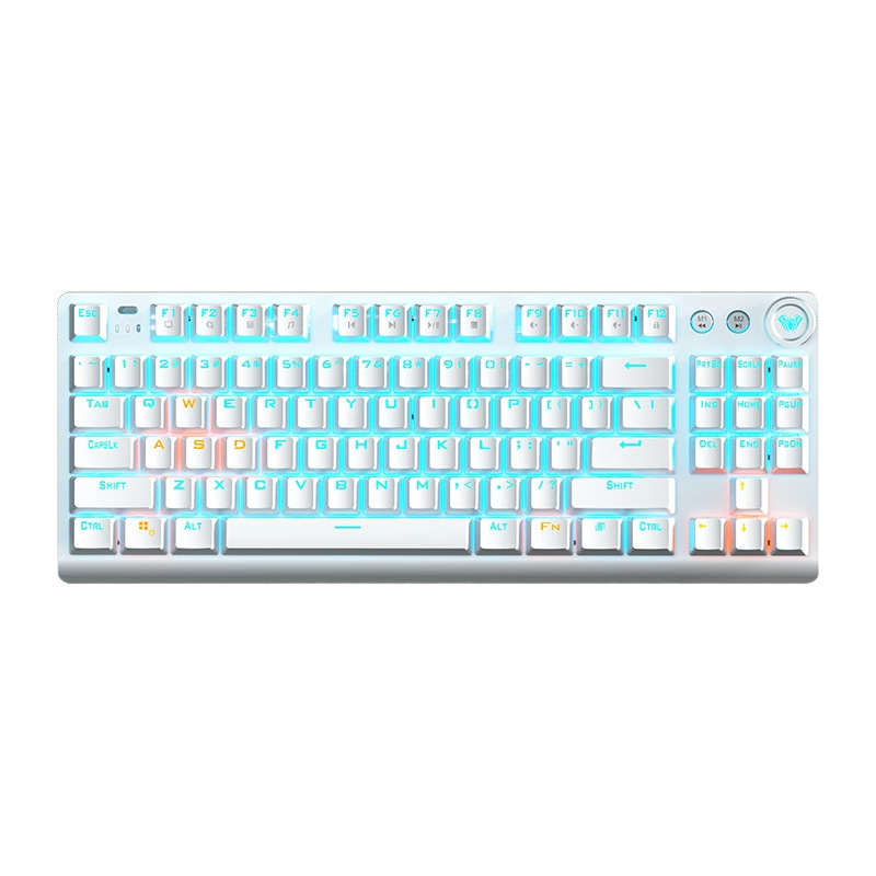 Wolf Spider F3001 グラデーションサイド刻印 3 モードメカニカルキーボード 2.4 グラムワイヤレス Bluetooth 有線 e スポーツゲーム 87 キー|undefined
