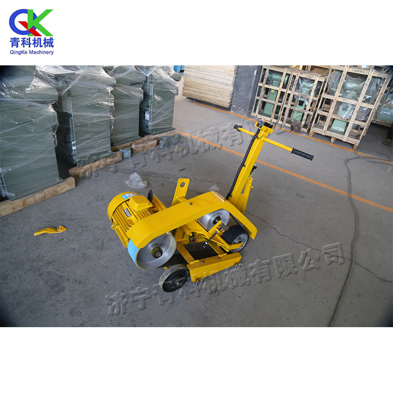 手推式钢板打磨机 拼接钢板焊缝余高磨平机 平面焊点砂带抛光机