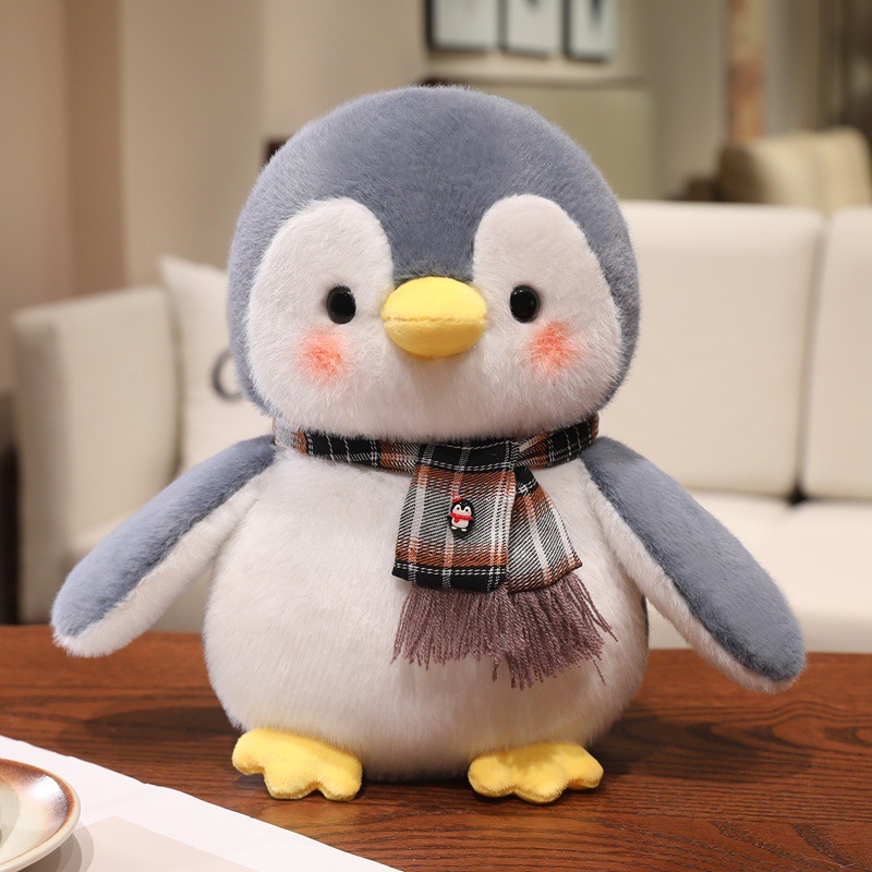 Pingüino de Navidad se transforma en chaqueta de flores del noreste, sombrero de copo de nieve, pingüino pequeño, regalos para chicas en Nochebuena