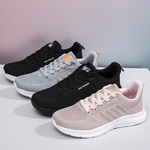 New Style Cold Glue Process Summer Mesh Fashion Trend Sports Shoes Breathable Ultra Lightweight Casual Versatile Shoes for Men and Women