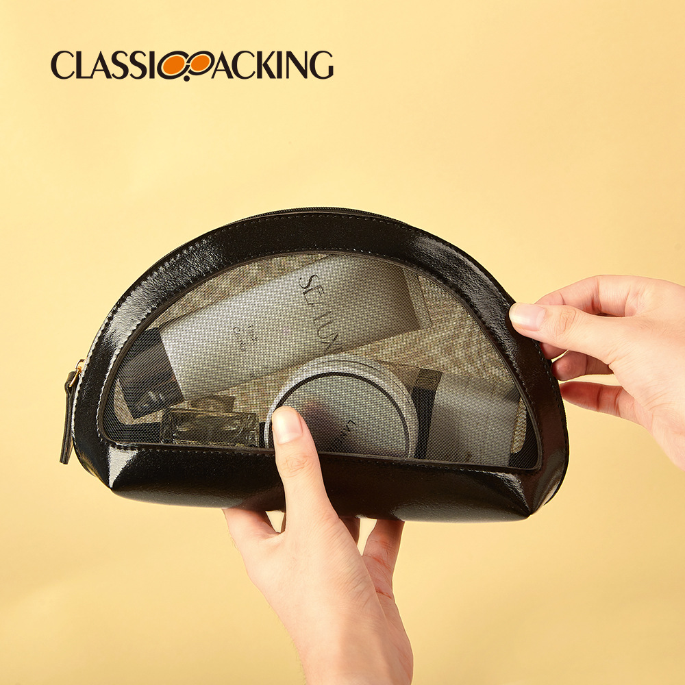 Luz de moda de lujo de gran tamaño pequeño Madre y niño bolsa de cosméticos material de malla suministros de belleza bolsa de almacenamiento bolsa de Lavado especial del hotel