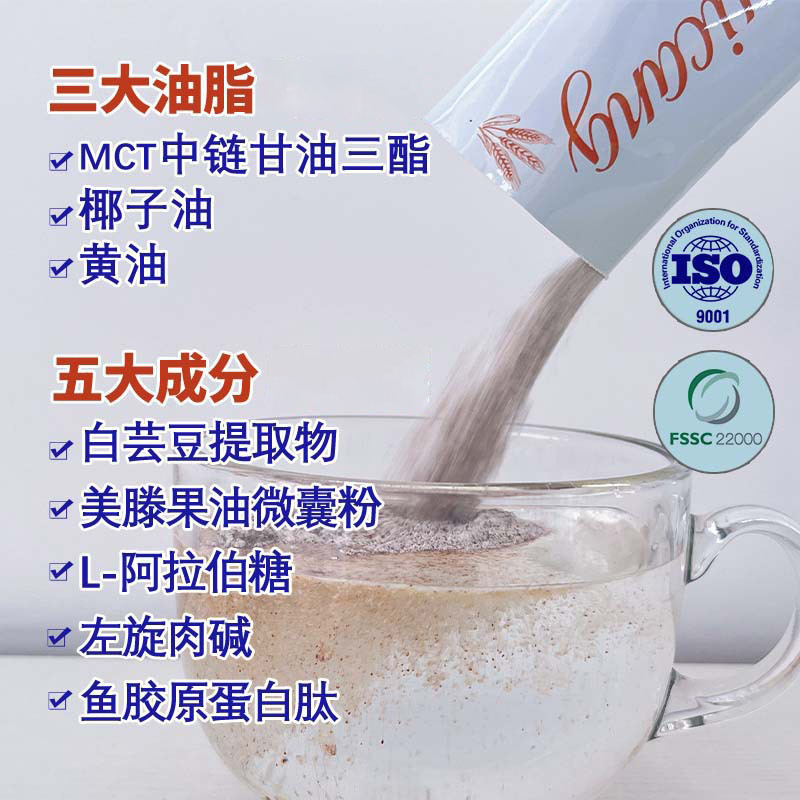 工厂直营加强版饱腹防弹奶咖生酮代餐奶茶低碳速溶MCT成分|undefined