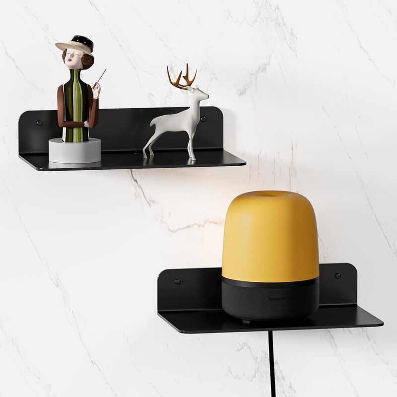 Cross-Border Hot-Selling Small Metal Floating Rack for Walls, Wall-Mounted Objects, Hanging Display Racks, Metal Wall Racks