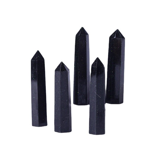 Cross-border hot-selling natural crystal column, six-sided single-pointed column, multiple materials, rough stone, polished crystal column wholesale