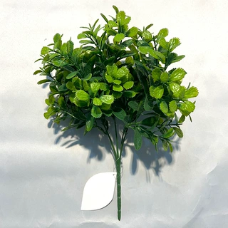厂家批发 仿真植物墙配材插花花材仿真花假花 5叉塑料花植物装饰
