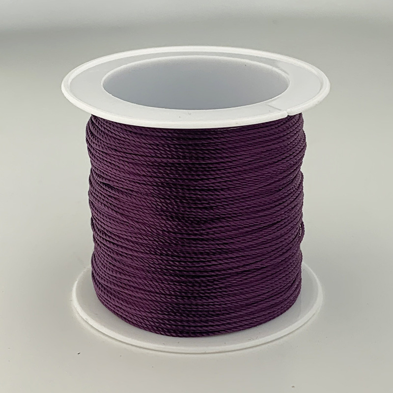 12 hilos de alambre trenzado hilo rojo hilo de color Morandi cuerda trenzada collar cuerda cuerda trenzada a mano material de bricolaje