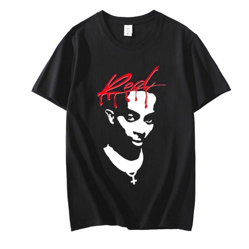 New Playboi Carti Music Album Red Print T-Shirt Vintage 90S