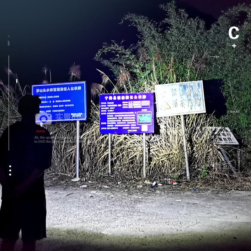 LED doméstico al aire libre zoom T6 multifuncional antorcha de tiro remoto 26650 linterna de luz USB