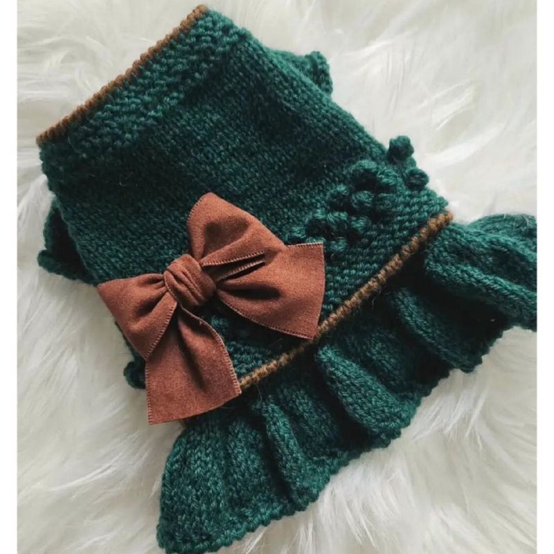 가을, 겨울 애완 동물 니트 스웨터 포메라니안 푸들 강아지 테디 비숑 작은 강아지 슈나우저 고양이 옷