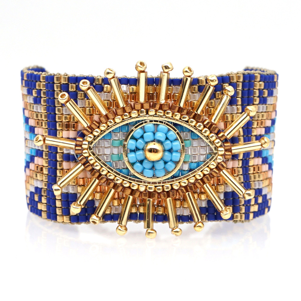 Bracelet Perlé Yeux Bleus Turcs display picture 11