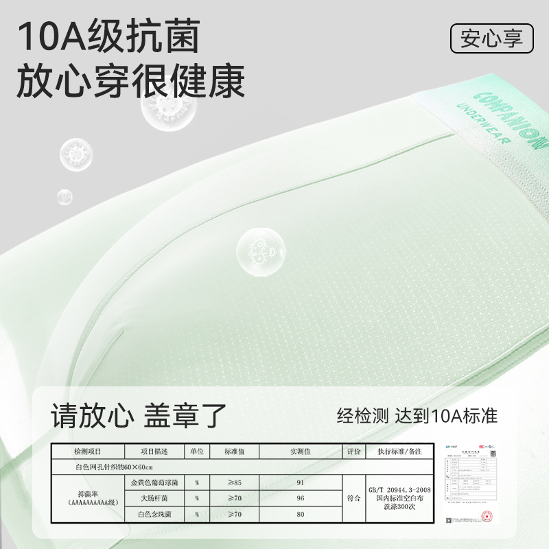 Ropa interior para hombres, pantalones bóxers antibacterianos de seda de hielo, pantalones cortos bóxer transpirables delgados de verano para hombres, ropa interior sin costuras para hombres