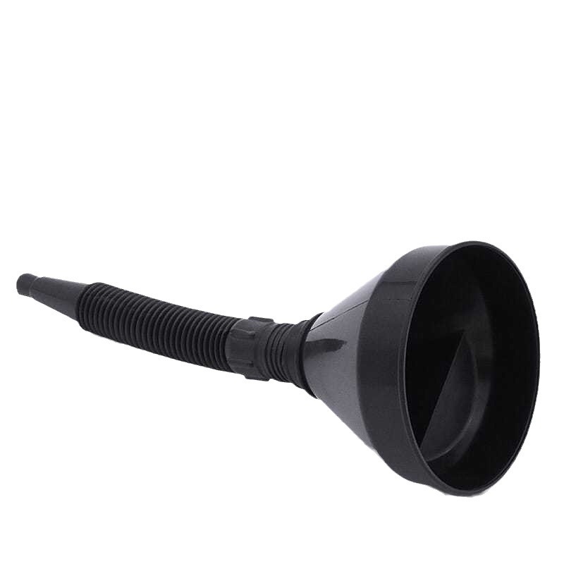 Guía de llenado de aceite de la motocicleta tubo de plástico embudo coche gasolina combustible líquido herramienta de reparación de combustible cubo doméstico