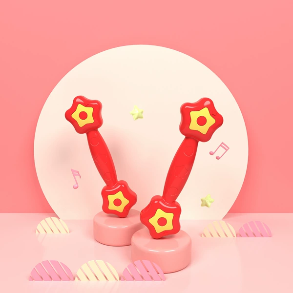 Red Thickened [Five Stars] 1 pair of audio