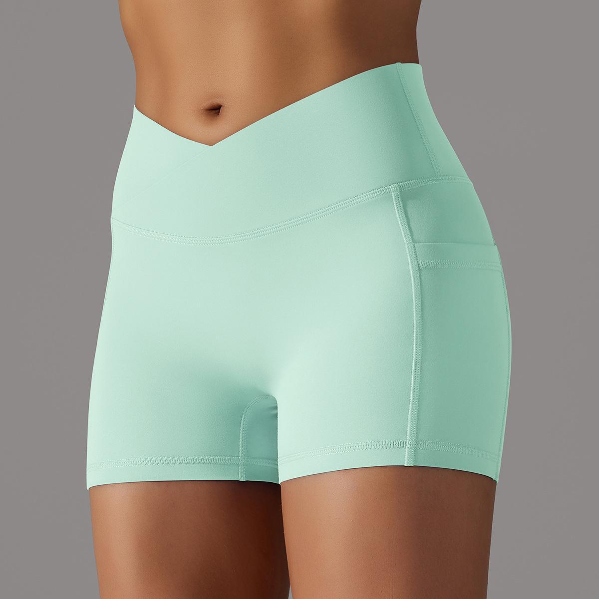 Simple Style Sports Solid Color Nylon Active Bottoms Shorts display picture 47