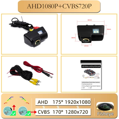 view reversing camera, Vehicle camera - golden-lens-0913-ford-transit-integrated-ahd1080pcvbs-double-cut
