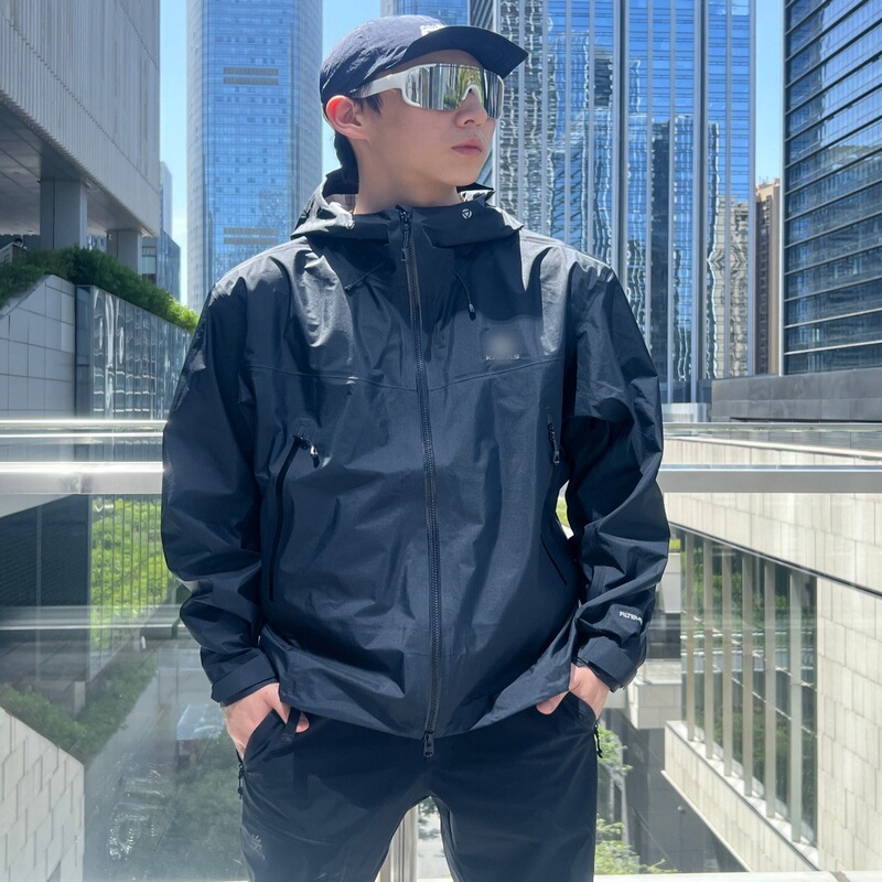 Kaijia Bogda LT outdoor single-layer hardshell jacket, fully heat-sealed and taped, unisex, windproof, with a hood Kaijia Bogda LT outdoor single-layer hardshell jacket, fully heat-sealed and taped, unisex, windproof, with a hood