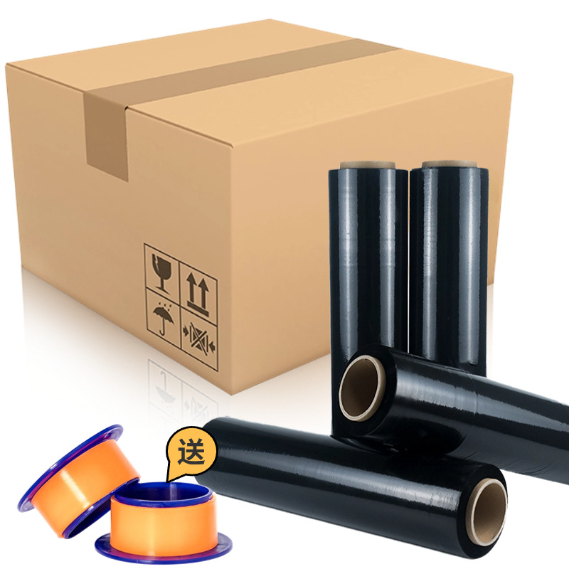 Película de envoltura negra 5cm de ancho pequeño rollo recubierto árbol frutal injerto película especial Fabricante de película autoadhesiva negra