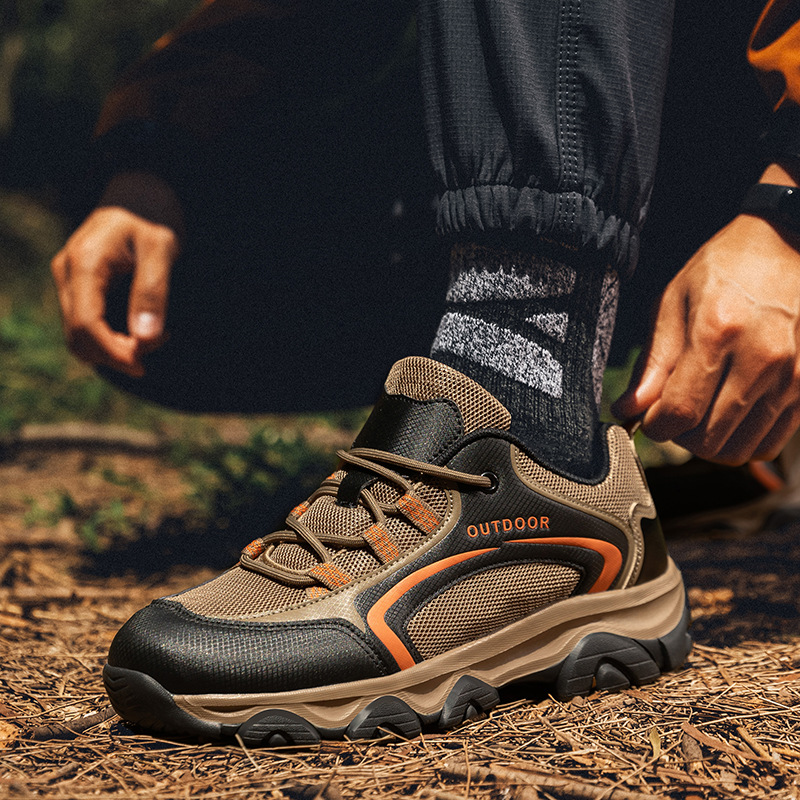 2024 nuevo transfronterizo primavera y otoño ligero con suela suave pareja transpirable casual zapatos deportivos de senderismo para hombres y mujeres