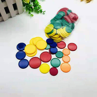 Plastic token plastic reward coin score card exchange wholesale coin chip game coin making