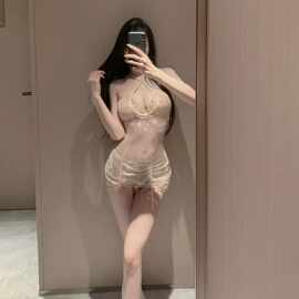 樱情情趣内衣性感交叉吊带透视夜店万人迷包臂裙制服