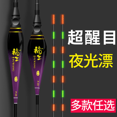 夜光漂高灵敏日夜两用醒目夜钓浅水漂超亮鲫鱼鲤鱼电子漂夜钓浮标