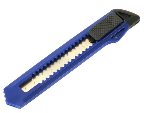 Deli Stationery 2001 Utility Knife Large Stainless Steel Wallpaper Knife Manual Paper Cutting Blade Electrician's Knife Art Knife