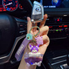 Sanrio, genuine bath foam, trend fashionable keychain, sophisticated key bag for beloved, car keys