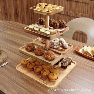 Bakery Shop Storage Rack Tray Bread Birthday Cream Cartoon Cake Shop Multi-Layer Multi-Specification Display Rack