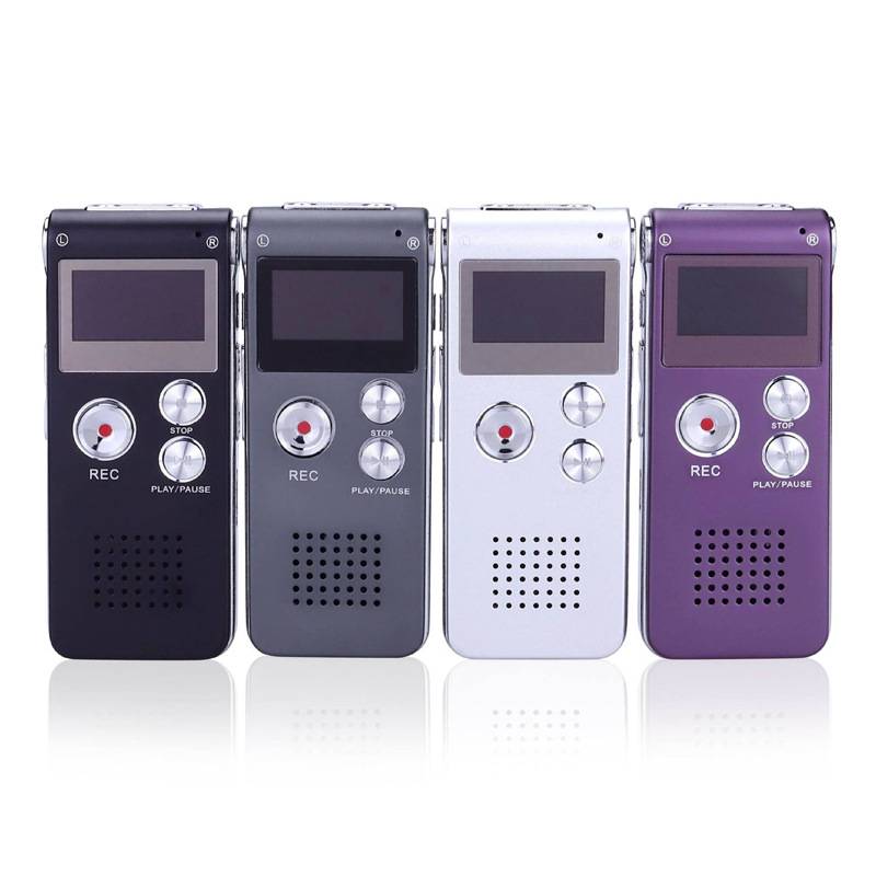 8GB/16GB Digital Voice Recorder Smart Recording MP3 Player with Audio Output Function Voice Recorder for Cross-border E-commerce Use