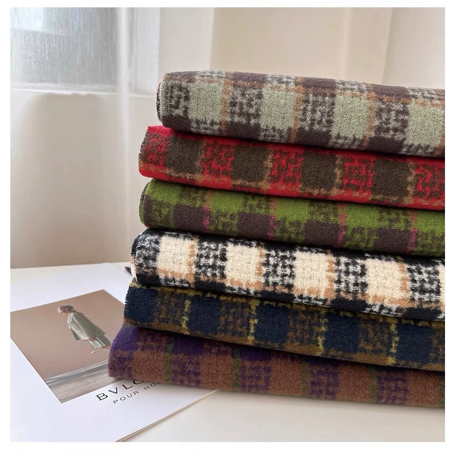 Cashmere, demi-season warm universal fashionable scarf for elementary school students, Korean style