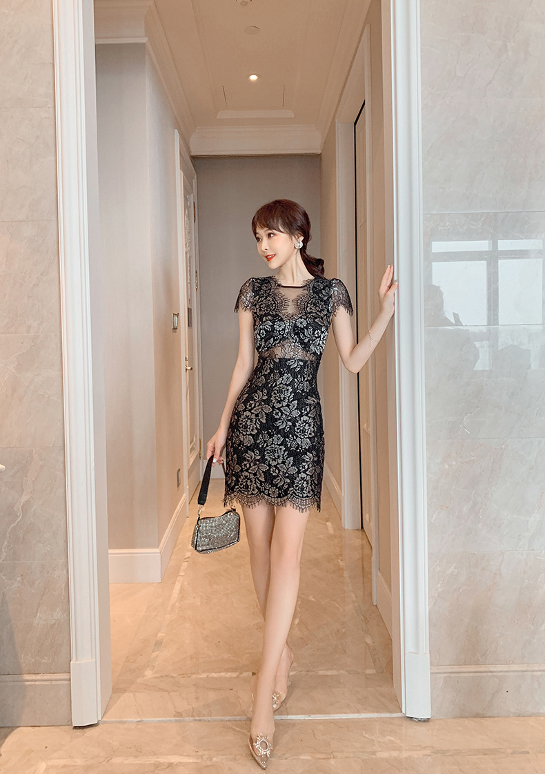 D0120 1130K VÁY ĐẦM LIỀN THÂN NỮ CHOTDNG DÁNG ÔM BODY GỢI CẢM SEXY MÙA HÈ CỔ CHỮ V THỜI TRANG NỮ REN G04 SẢN PHẨM MỚI