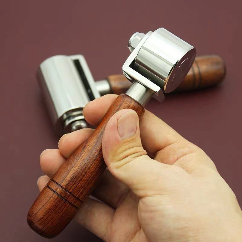 革製品用圧着ローラー、DIY手作り革工具、ソリッドローラー、ステンレス製圧着ローラー|undefined