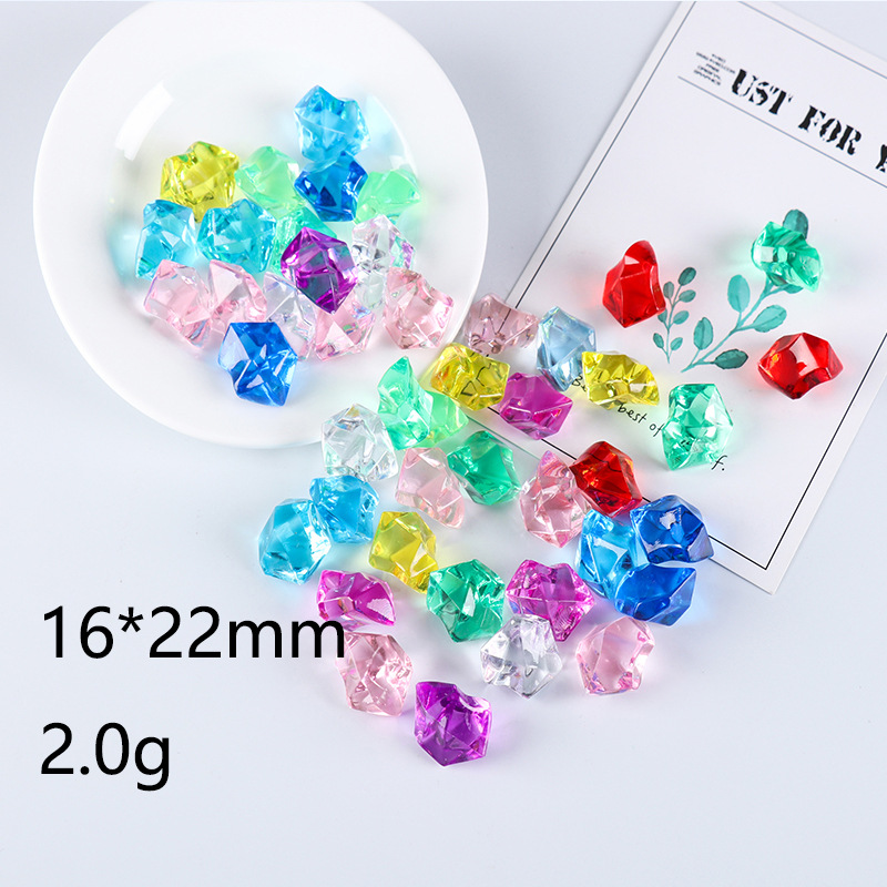 Acrylic plastic transparent ice cubes for amusement park