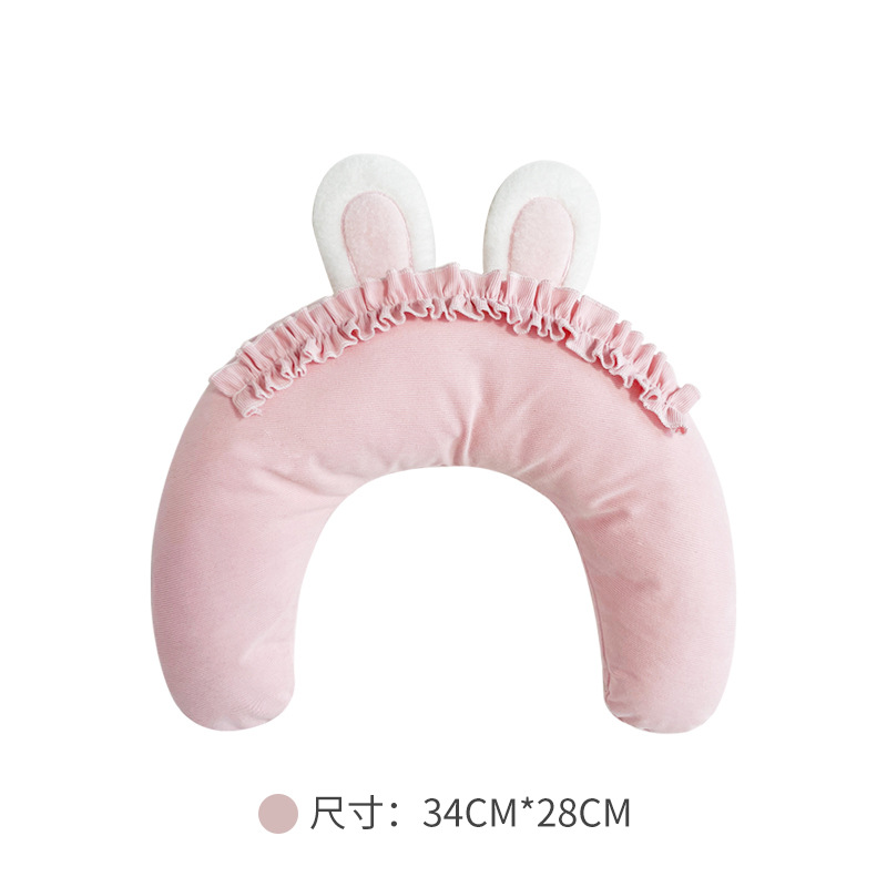 토끼귀베개-핑크(사계절) 28*34CM