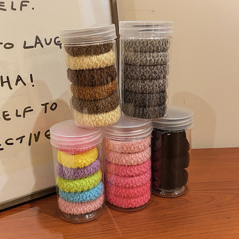 头绳高弹力耐用加宽加厚发圈皮套高马尾扎头发发绳橡皮筋女发饰