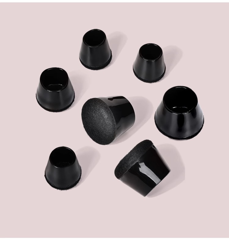 Silent Chair Leg Pads, Thickened and Wear-Resistant, Dining Table Leg Covers, Table Leg Protectors, Silicone Covers for Table Legs and Stool Legs, Chair Leg Covers