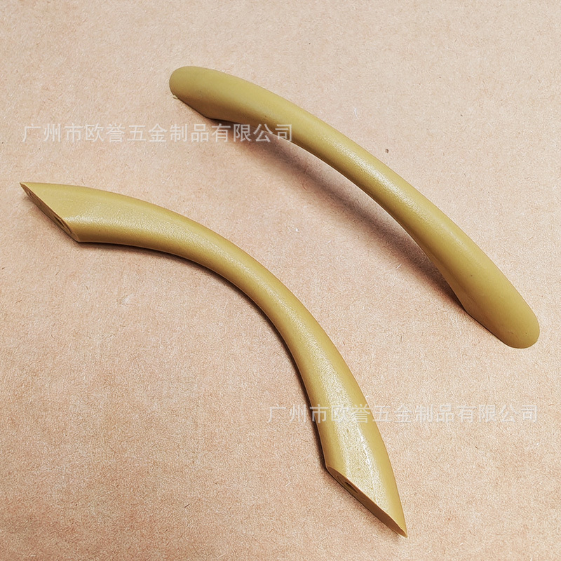 PE arco manija de plástico simple muebles de alta calidad mango de puerta de almacenamiento cajón manija puerta de gabinete zapato manija puente