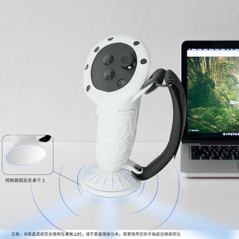 Shockproof detachable battery for Meta quest 3 controller, Spider-style protective case undefined