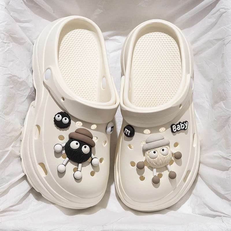 화이트 [흑백연탄] 키높이 7.0/슬리밍-34-35 (33-34피트 권장)