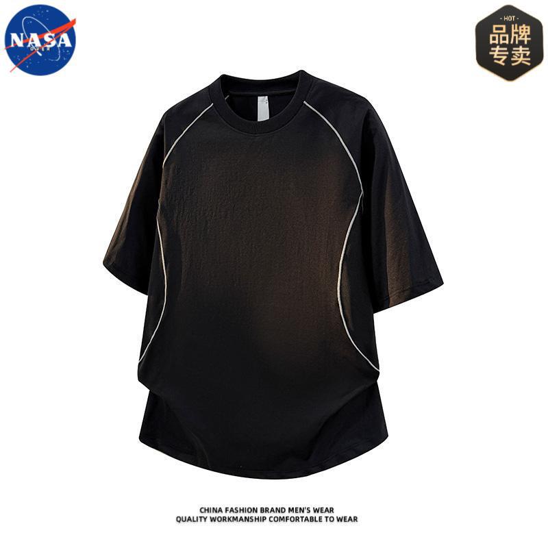 Nasa Brand High-Quality Quick-Drying Short-Sleeved T-Shirt Men's Summer Ice-Feel Breathable Sports Casual Top Men's Trendy Clothing Nasa Brand High-Quality Quick-Drying Short-Sleeved T-Shirt Men's Summer Ice-Feel Breathable Sports Casual Top Men's Trendy Clothing