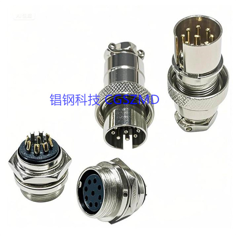 GX12-6 M16F-6��װ���ղ�ͷ������ ��ͷ����Waterproof connector