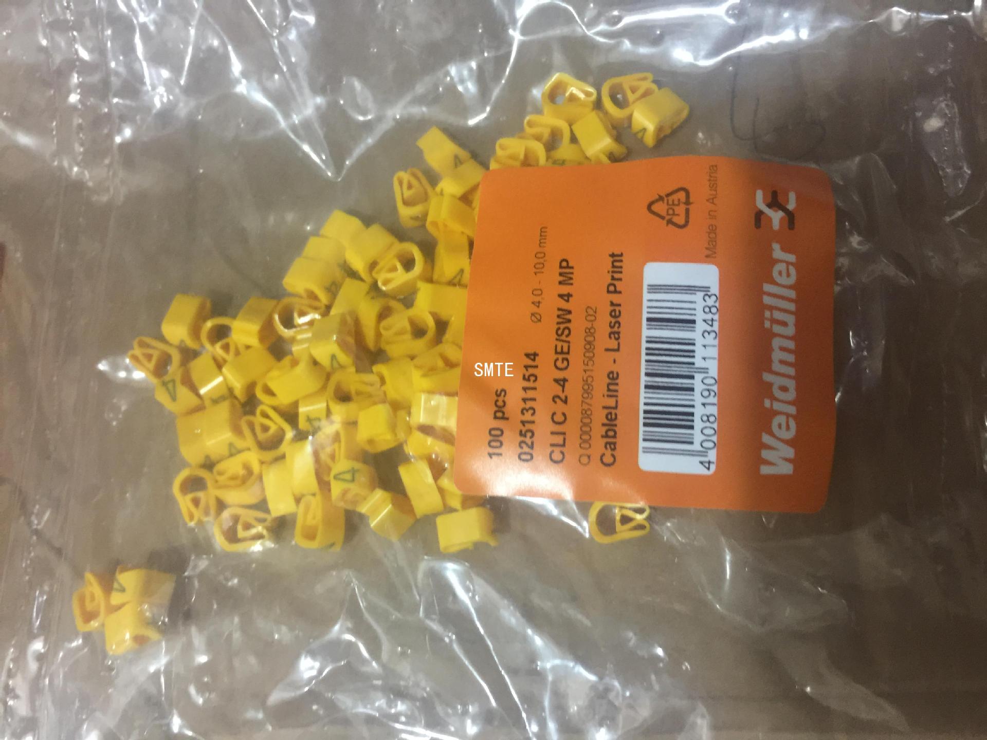 0251311514「CLI-C 2-4 GE/SW 4 MP标记线号 一包100只