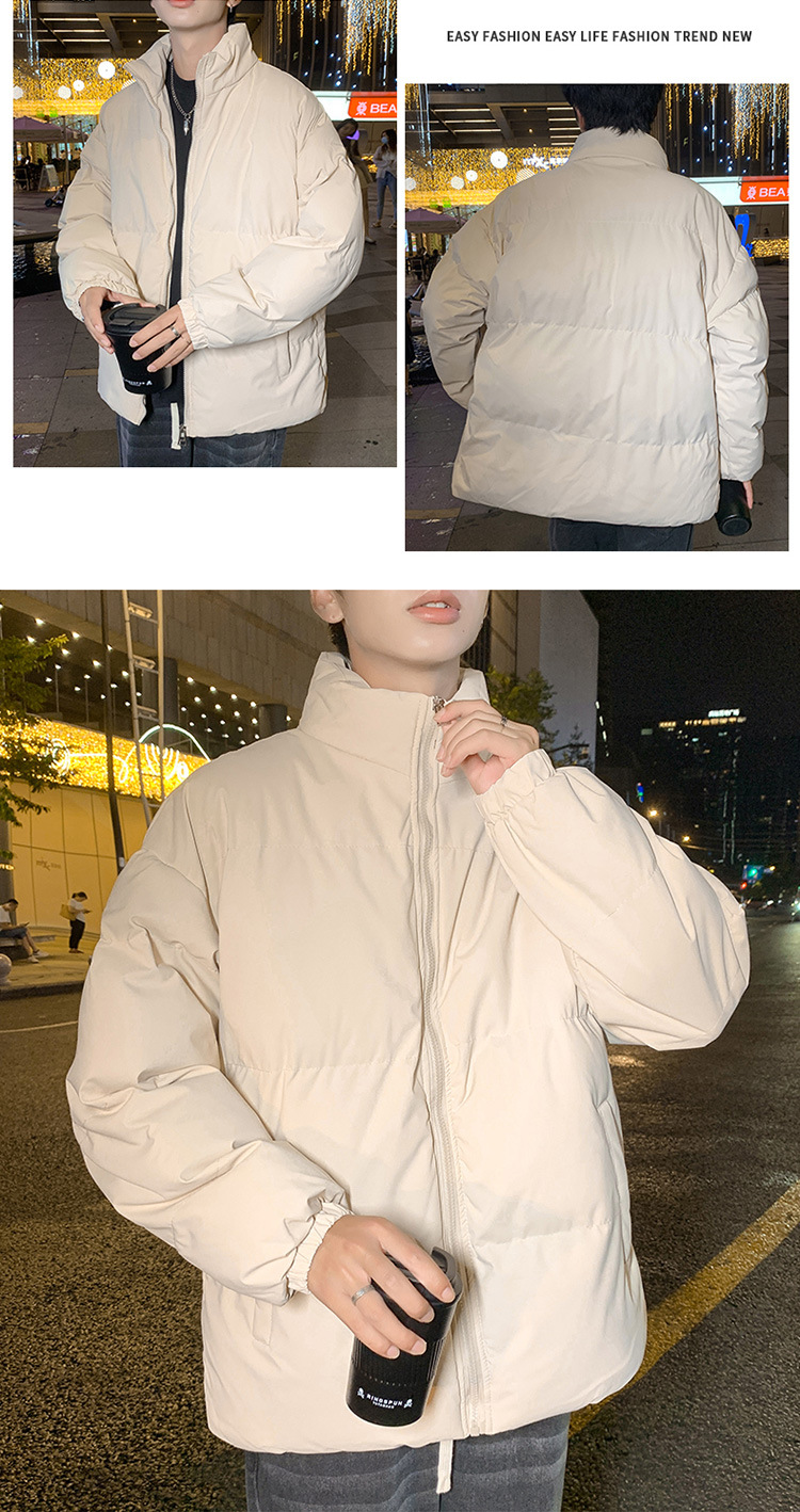 Men's Down Jacket Winter Thick Bread Style Loose Fitting Trendy_voghion.com