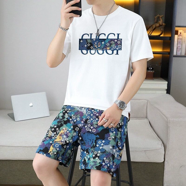 White set, T-shirt, shorts